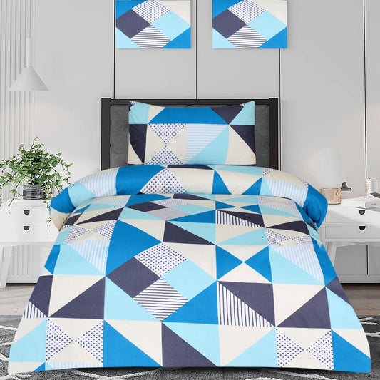 2 Pcs Printed Bed Sheet NB-1052