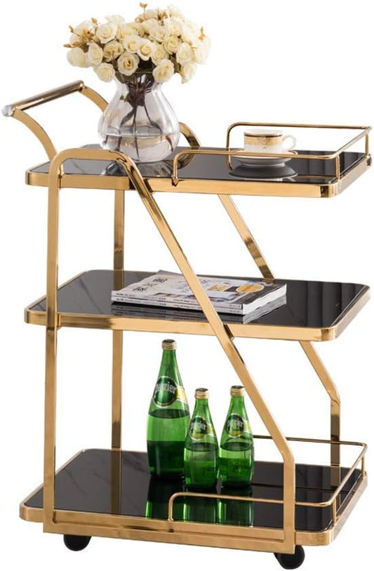 Trolley Cart Kitchen Storage Trolley Stainless Steel - 1335