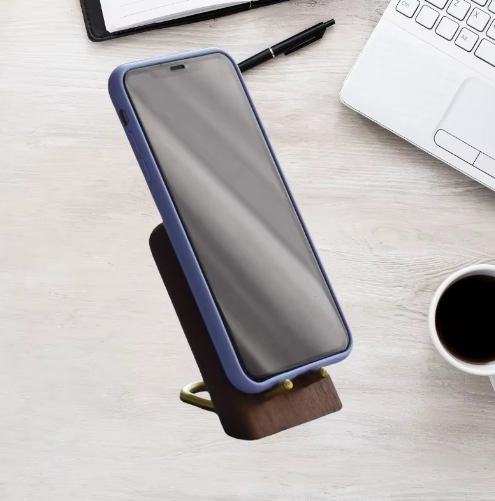 Universal Walnut Birch Lazy Phone Stand - 1467