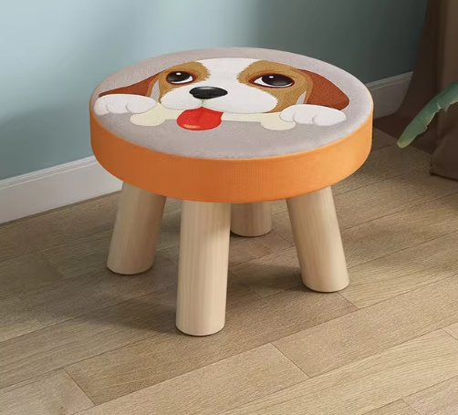 Elegant Creative Fabric Art Small Stool - 1469