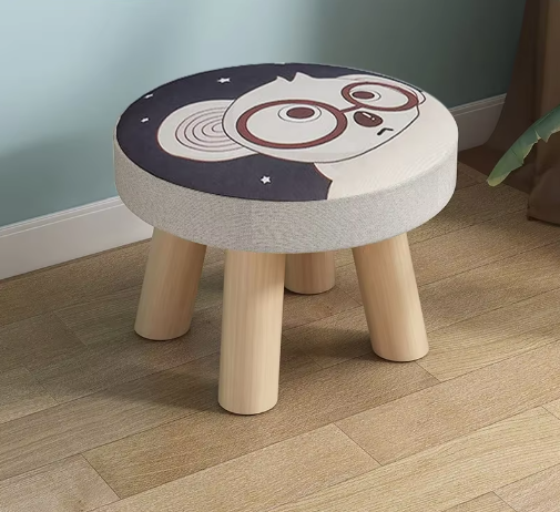 Elegant Creative Fabric Art Small Stool - 1469