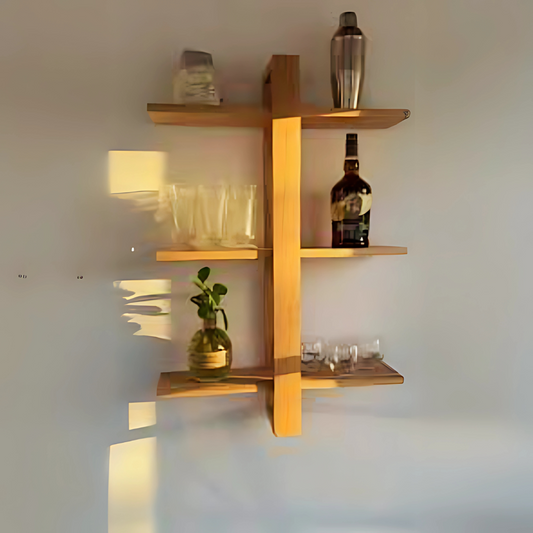 Natural Luxury Wooden Wall Shelves - 1493