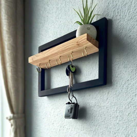 Creative Wooden Key Chain Holder - 1495