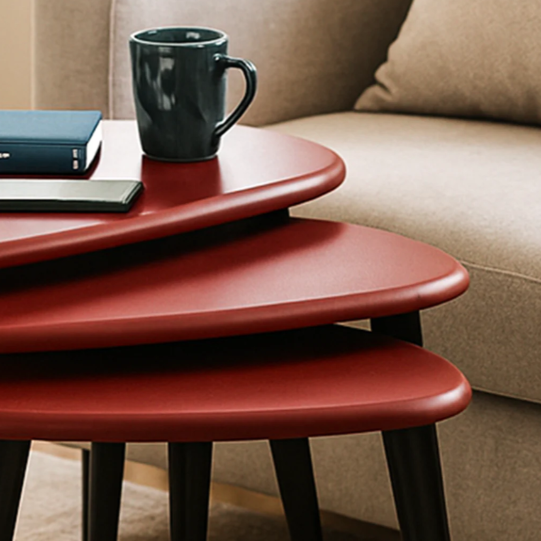 Set of 3 Mid Century Modern Tables - 1580