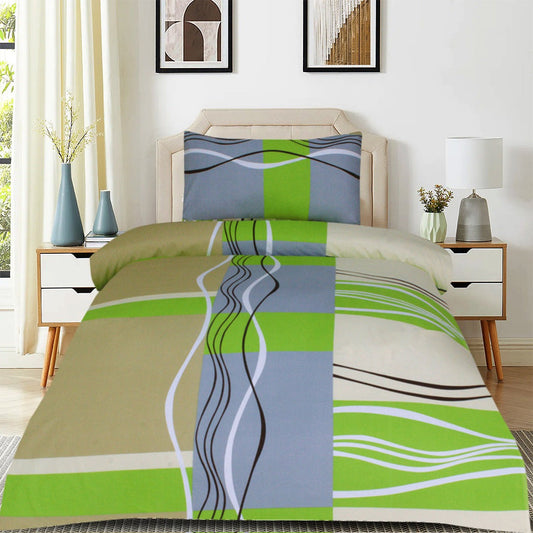 2 Pcs Printed Bed Sheet NB-986