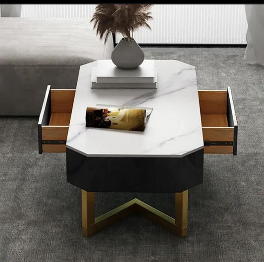 Rectangular Coffee Table with Drawers- 1379