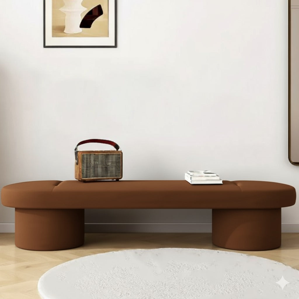 3 Seater Revive Velvet Luxury Stool- 1521