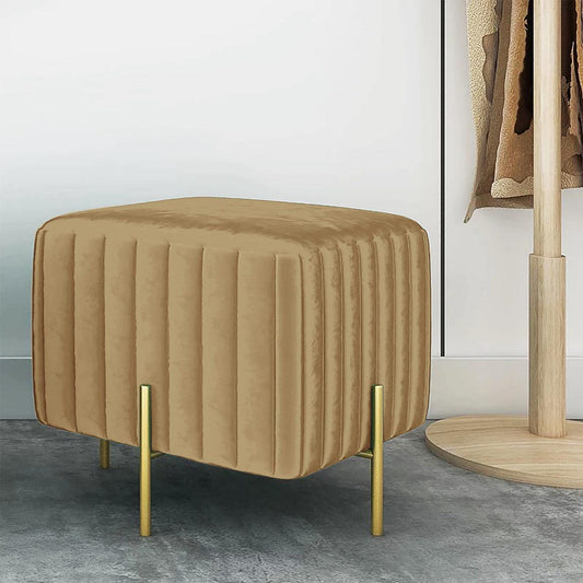 Wooden stool With Steel Stand - 187 - 92Bedding