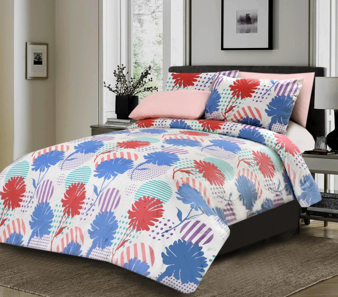 5 Pcs Printed Bed Sheet NB-604 - 92Bedding