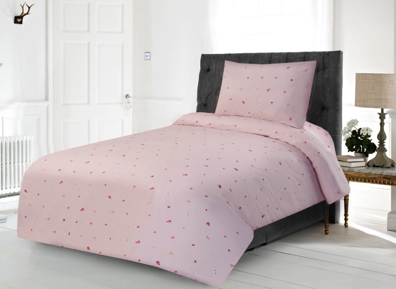 2 Pcs Printed Bed Sheet NB-545