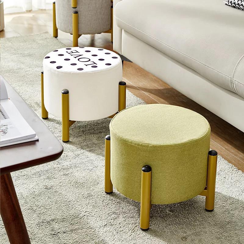 Drone Shape Round stool With Steel Legs Printed- 490 - 92Bedding