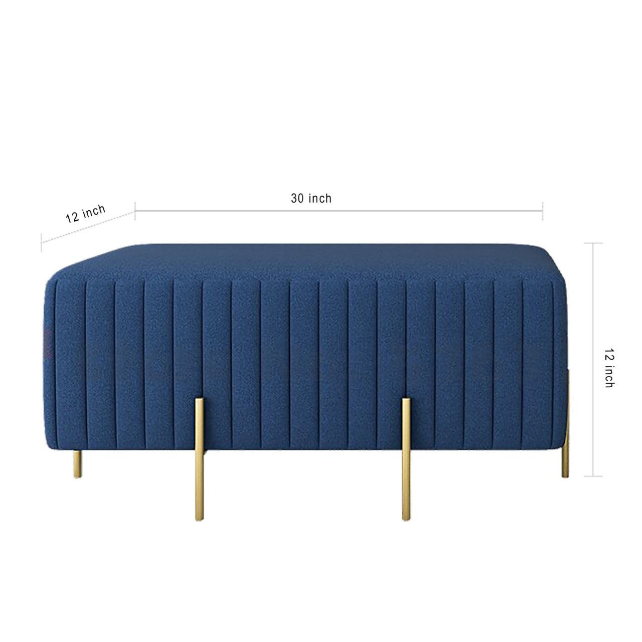 Wooden stool 2 Seater With Steel Stand - 183 - 92Bedding