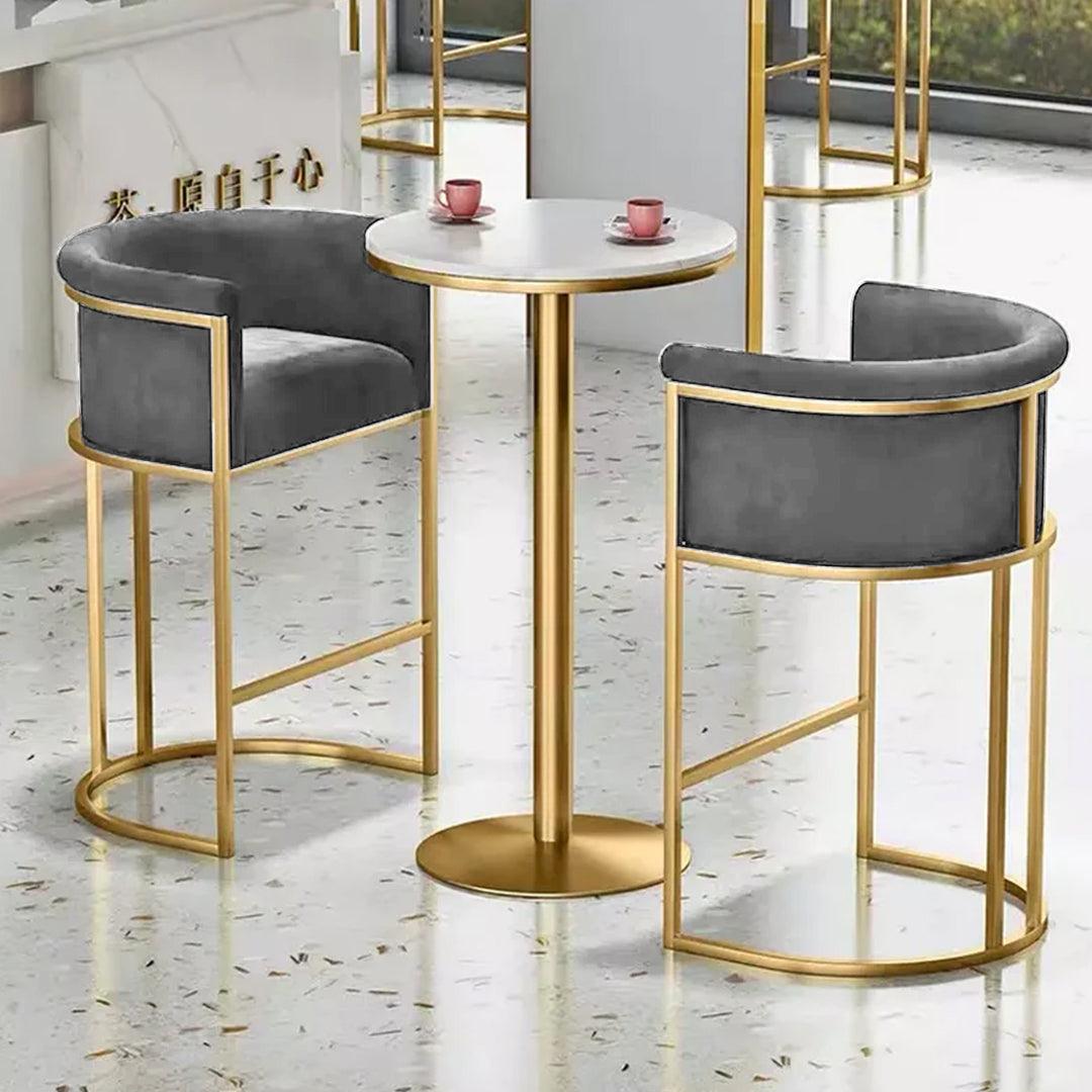 Luxury Space Saver Dining Table & Chairs 3 Pcs -1176 - 92Bedding