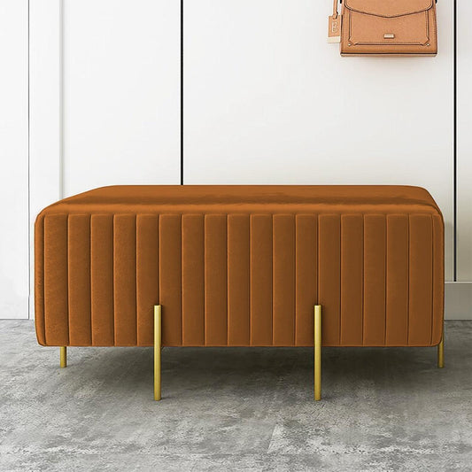 Wooden stool 2 Seater With Steel Stand - 178 - 92Bedding