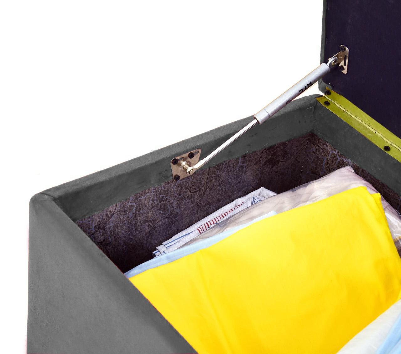 3 Seater Ottoman Storage Box With Embroidery-921 - 92Bedding