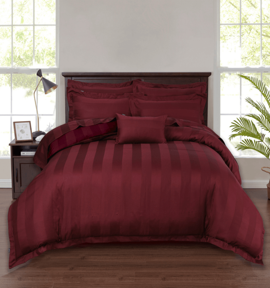 3 Pcs Satin Strips Bed Sheet NB-0493 - 92Bedding