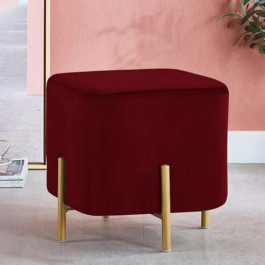 Wooden stool With Steel Stand -271 - 92Bedding