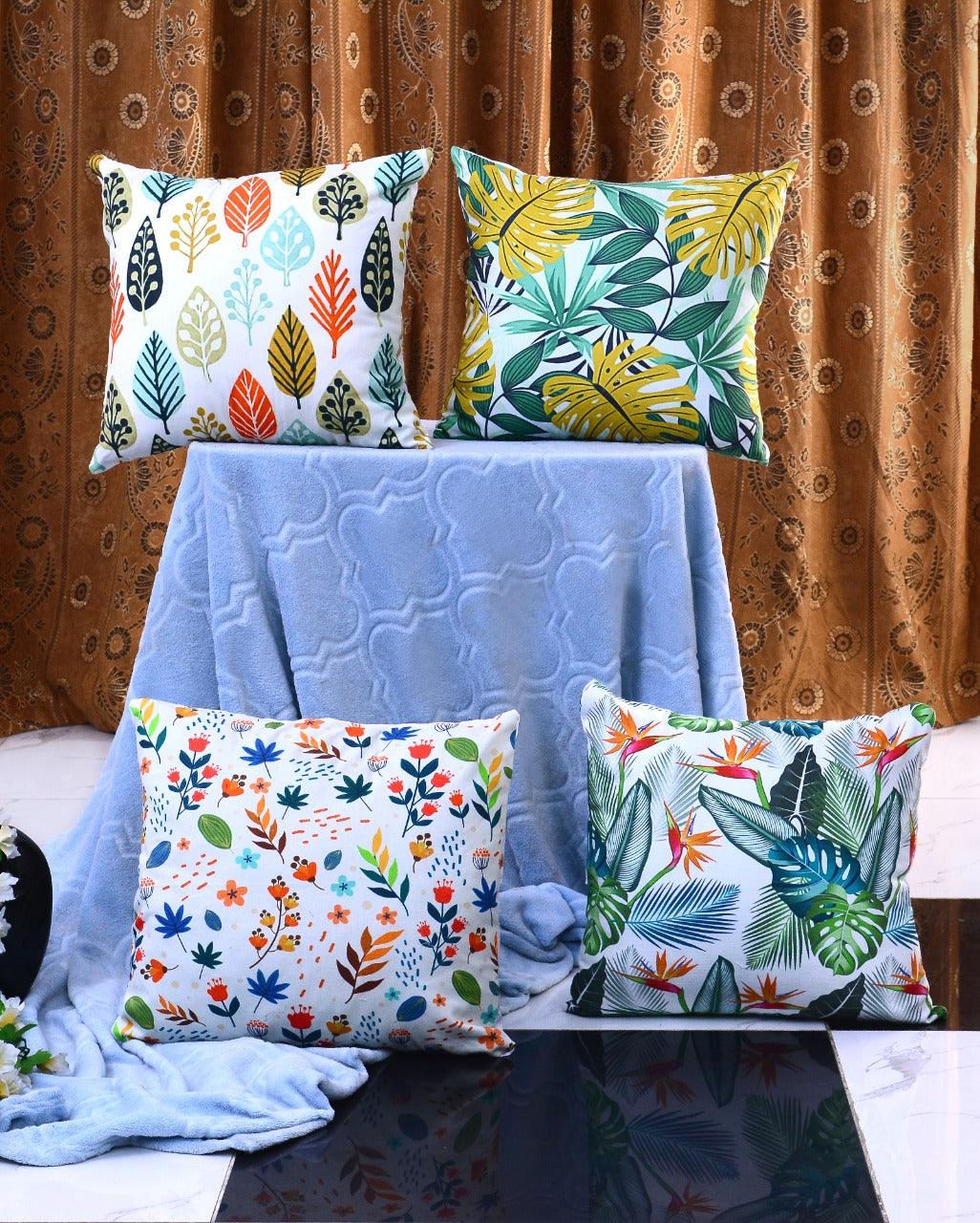 Pack of 4 Duck Digital Printed Cushion covers - 92Bedding