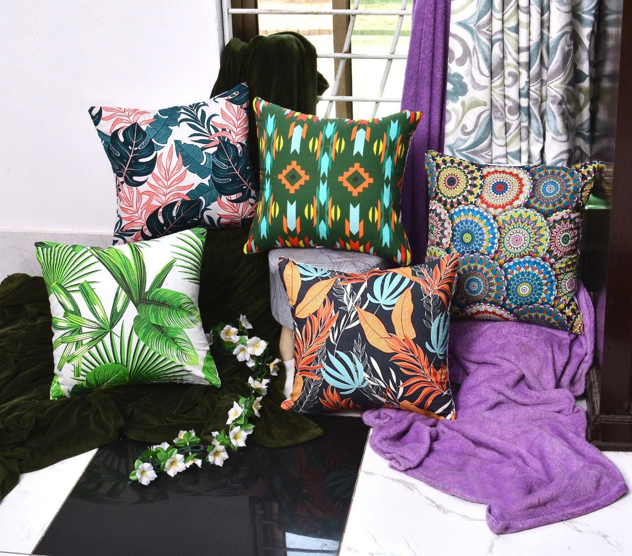 Pack of 5 Duck Digital Printed Cushion covers - 92Bedding