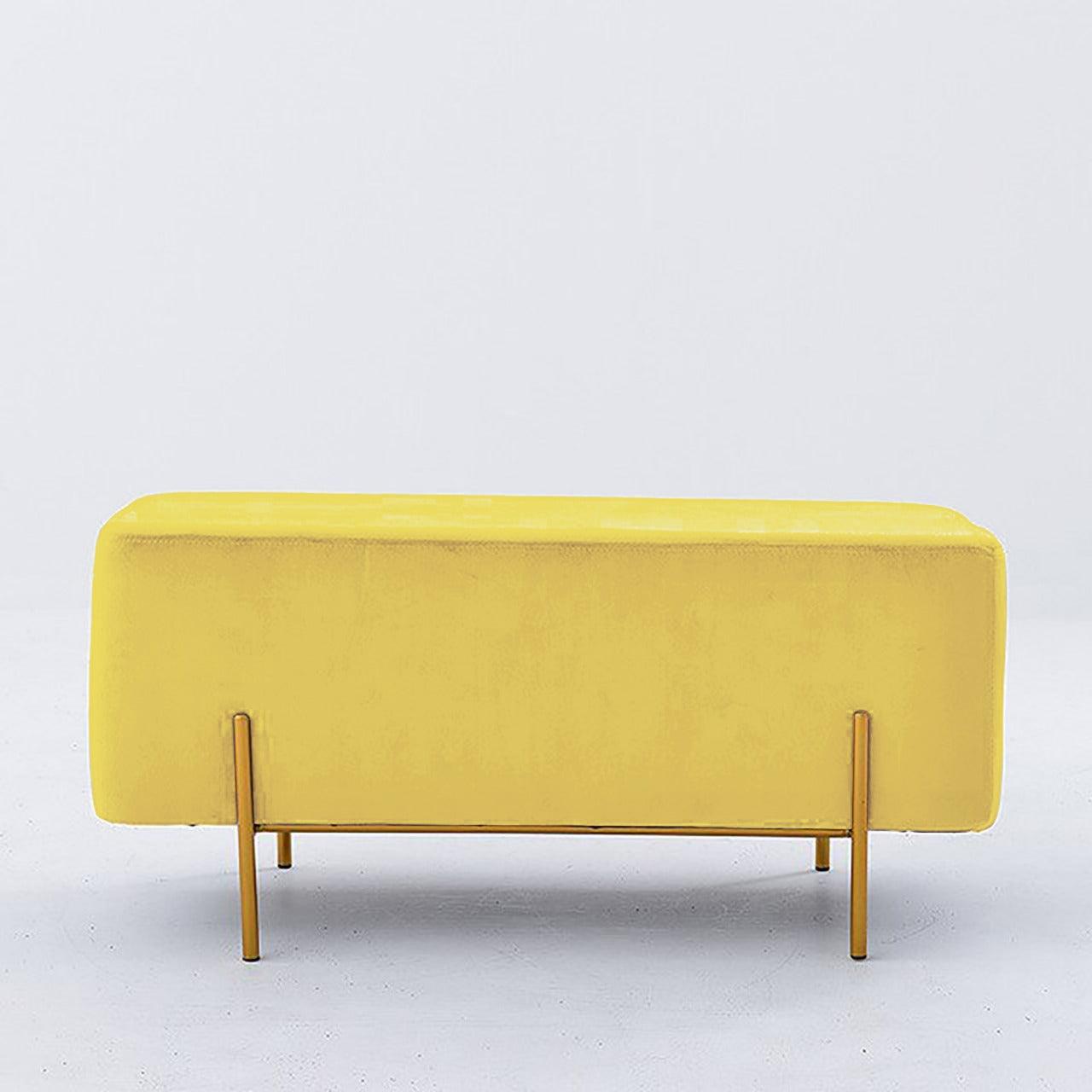 Wooden stool 2 Seater With Steel Stand - 174 - 92Bedding