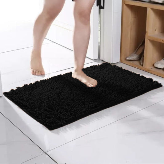 Velvet Anti Slip Bathroom Bath Mat - 037