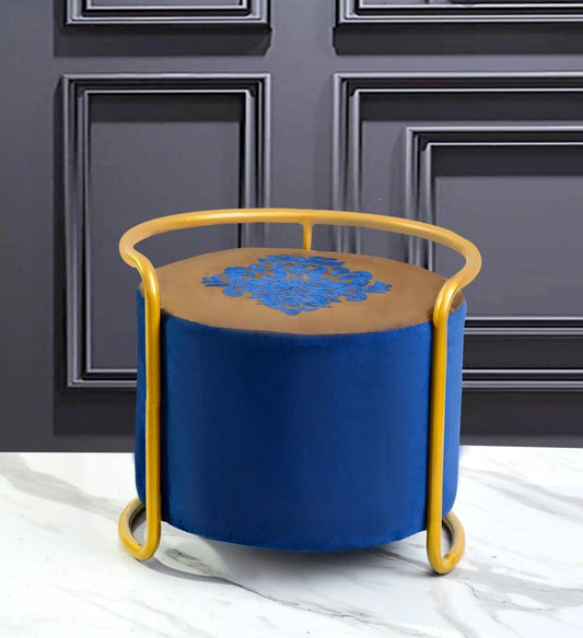 1 Seater Luxury Puffy Stool -1186 - 92Bedding