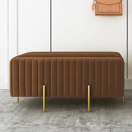 Wooden stool 2 Seater With Steel Stand - 182 - 92Bedding