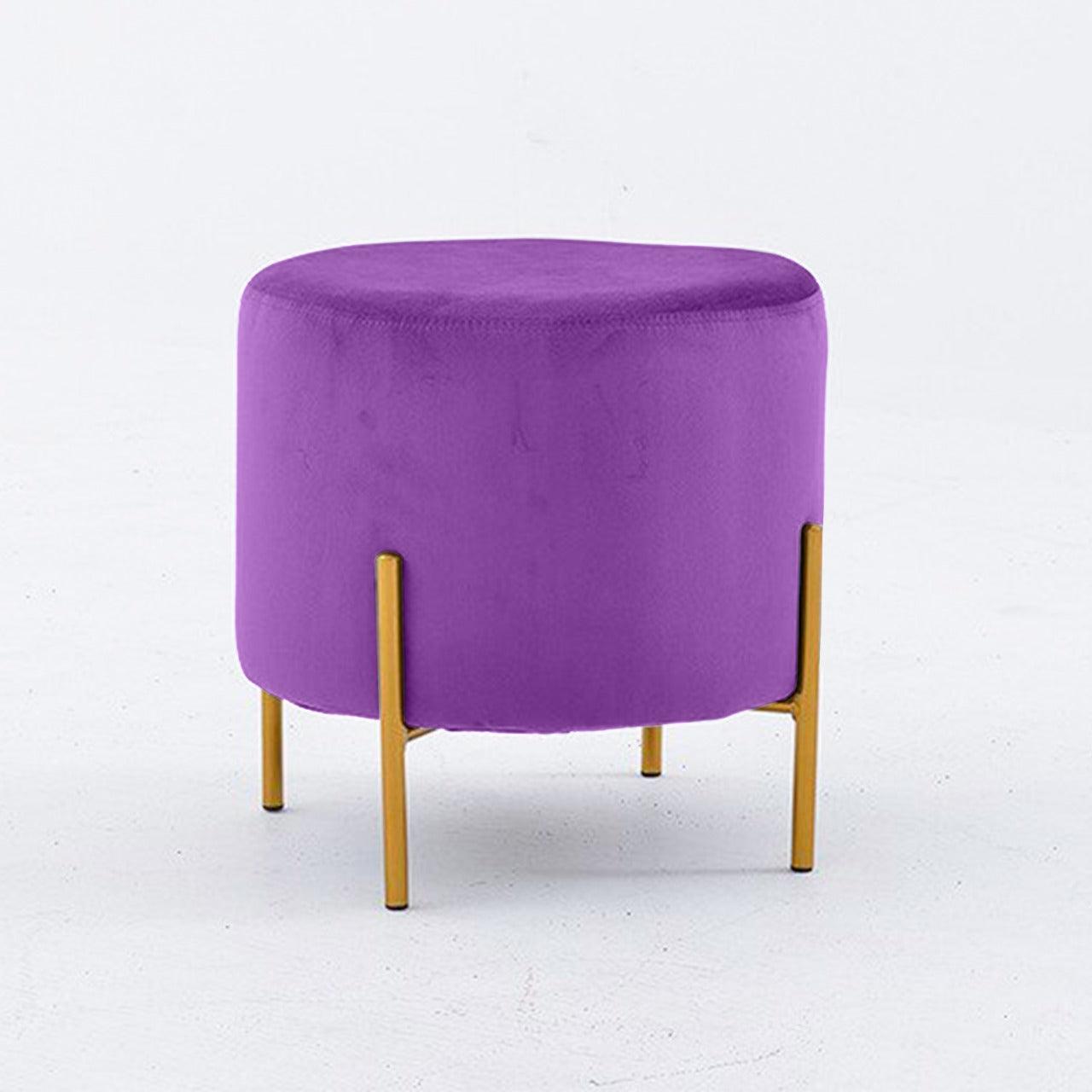 Wooden stool Round shape With Steel Stand - 160 - 92Bedding