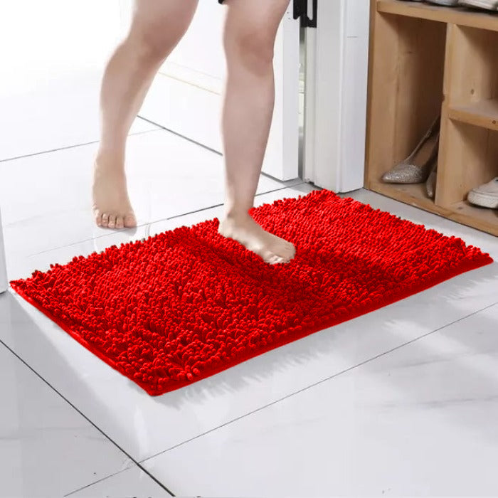 Velvet Anti Slip Bathroom Bath Mat - 039