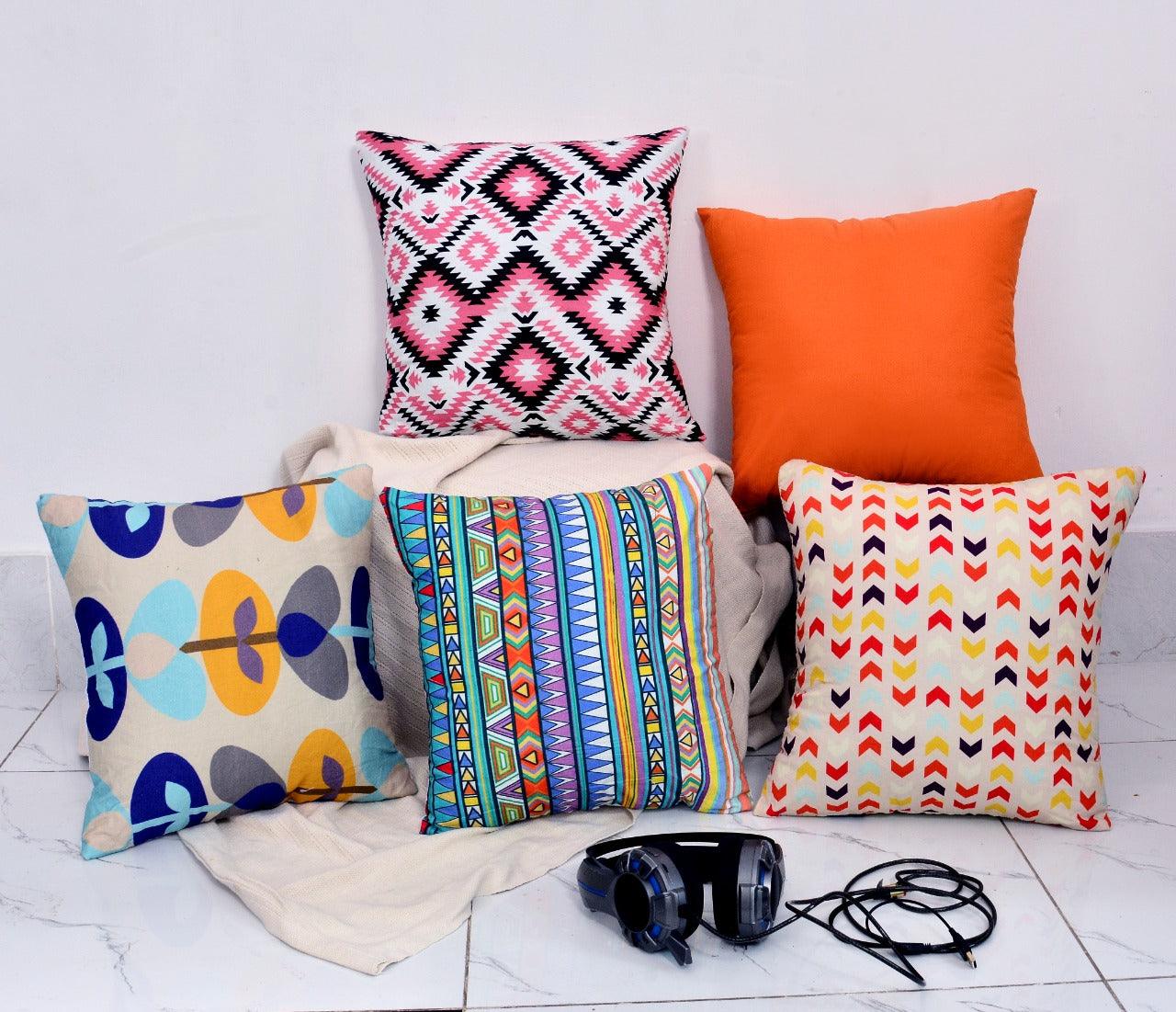 Pack of 5 Duck Digital Printed Cushion covers - 92Bedding