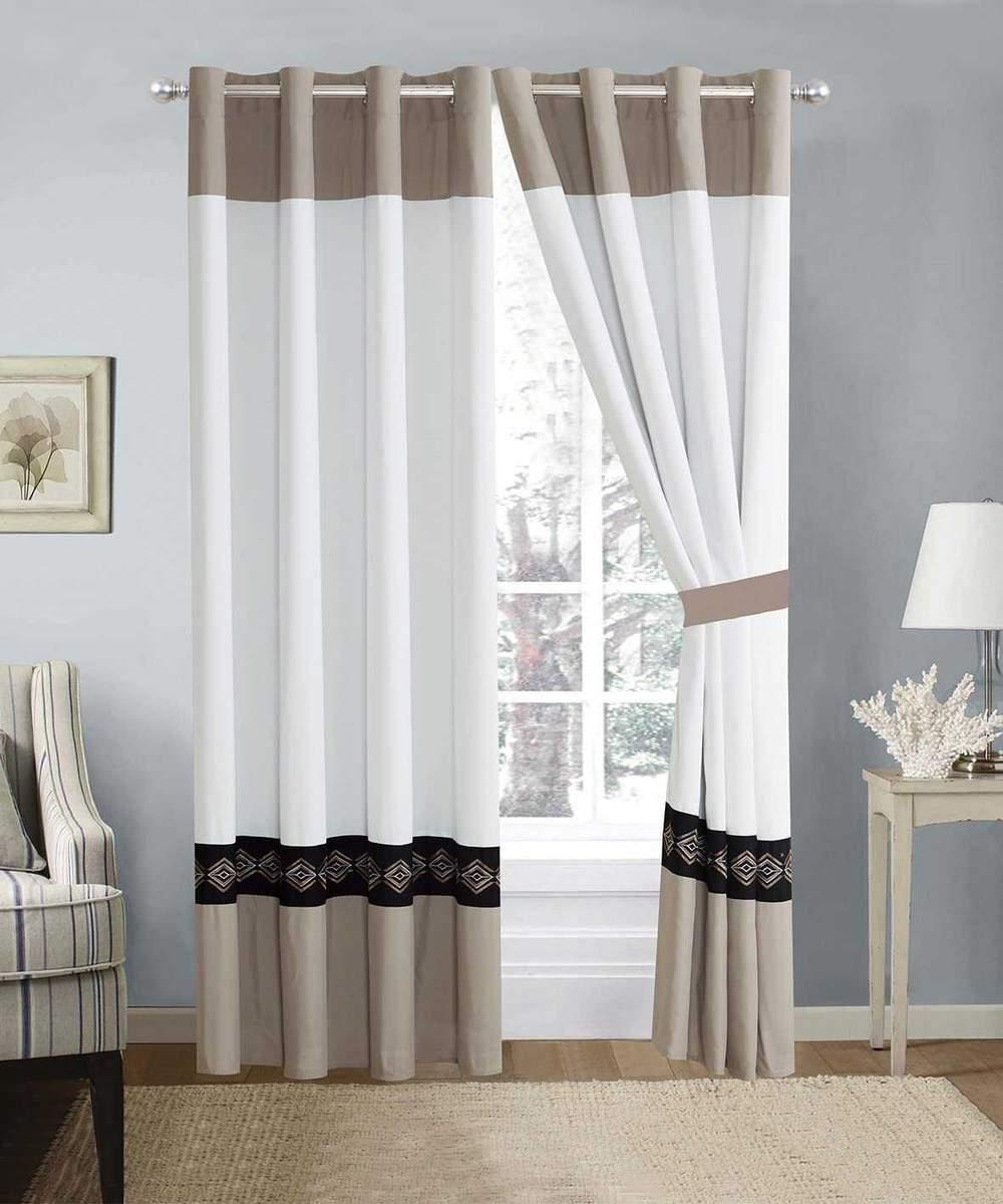 Elegant Embroidered Curtain 08 - 92Bedding