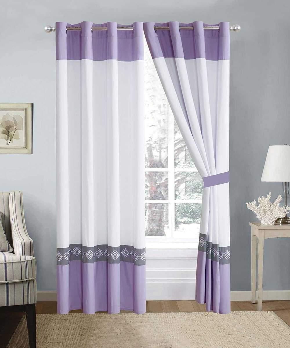 Elegant Embroidered Curtain 07 - 92Bedding