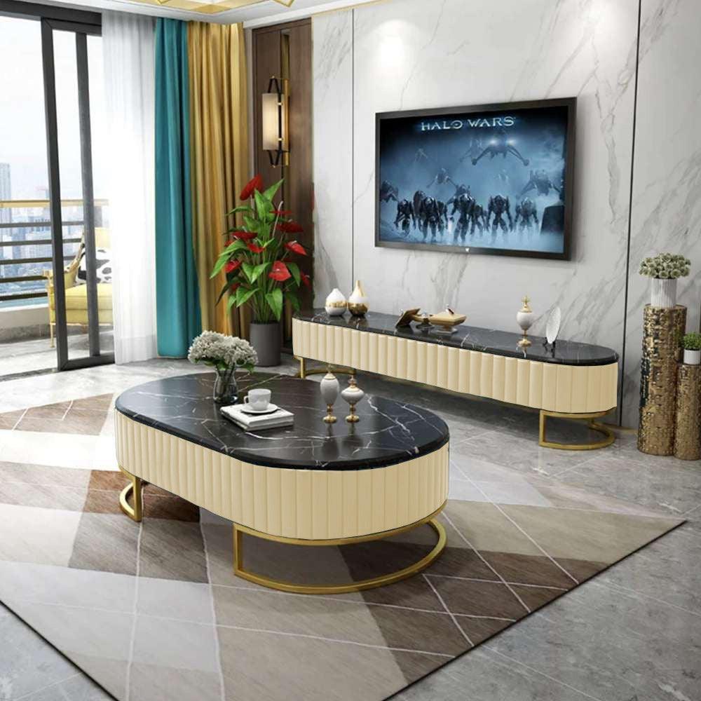 Luxury Creative Style Center Table & TV Combination Living Room Set -836 - 92Bedding