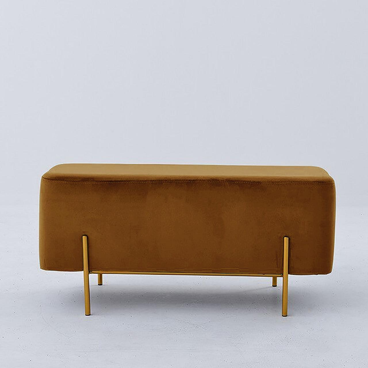 Wooden stool 2 Seater With Steel Stand - 169 - 92Bedding