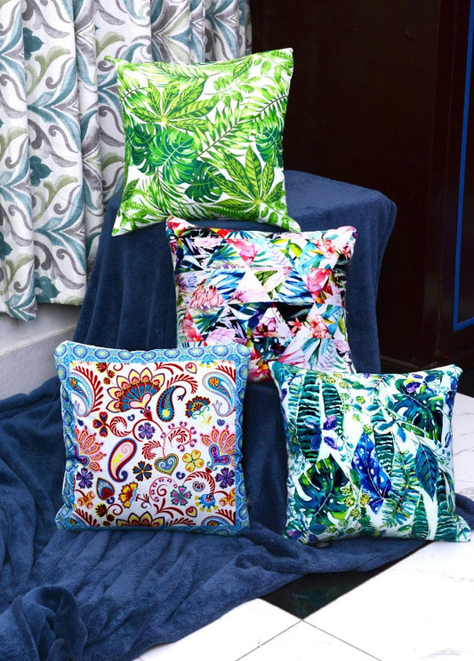 Pack of 4 Duck Digital Printed Cushion covers - 92Bedding