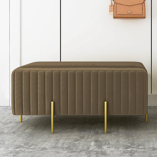 Wooden stool 2 Seater With Steel Stand - 183 - 92Bedding