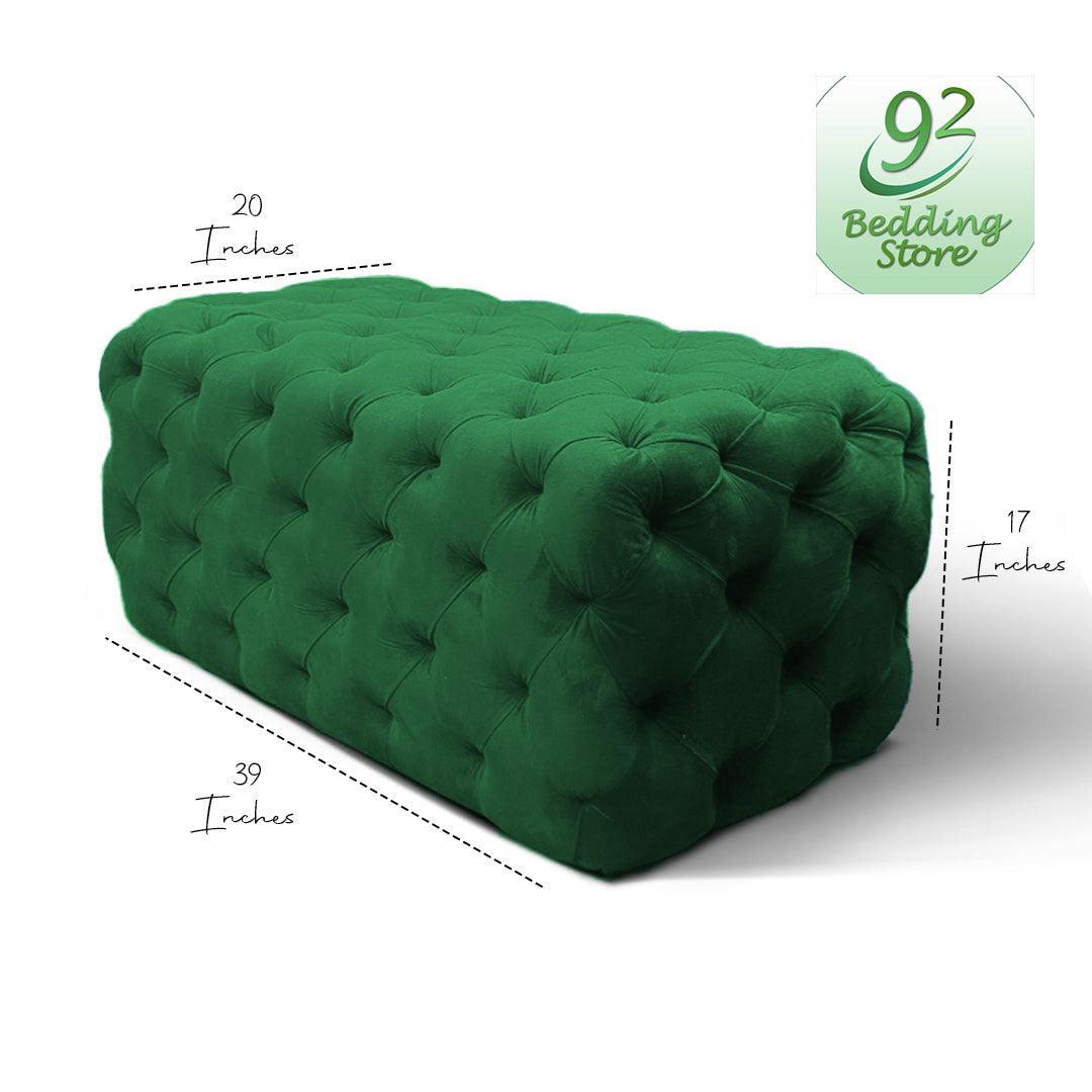 Luxury Soft Modren Long Tufted Ottoman(005) - 92Bedding