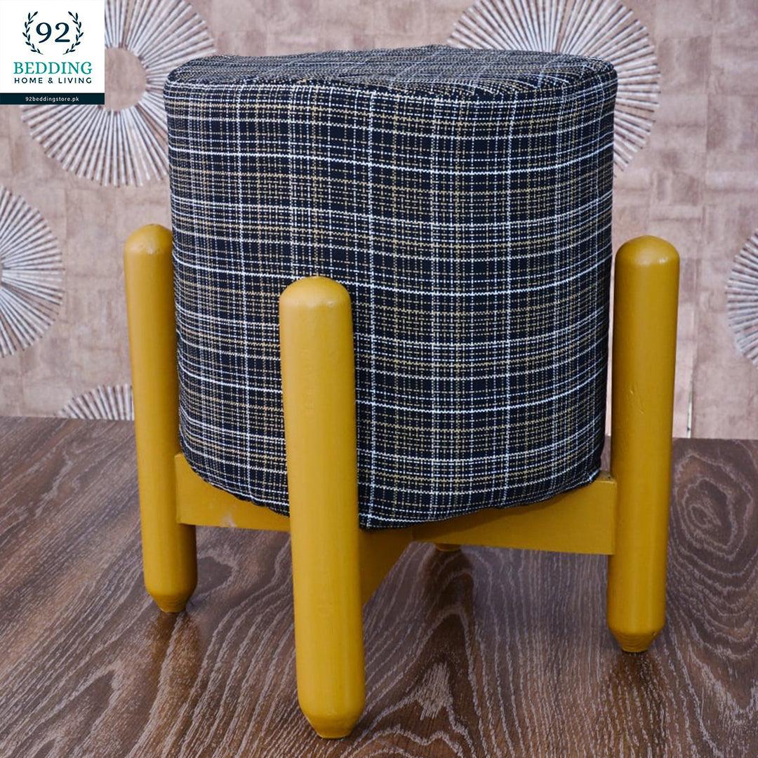 Wooden stool round shape-99 - 92Bedding