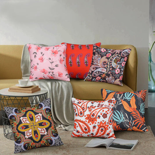 Pack of 6 Duck Digital Printed Cushion covers - 92Bedding