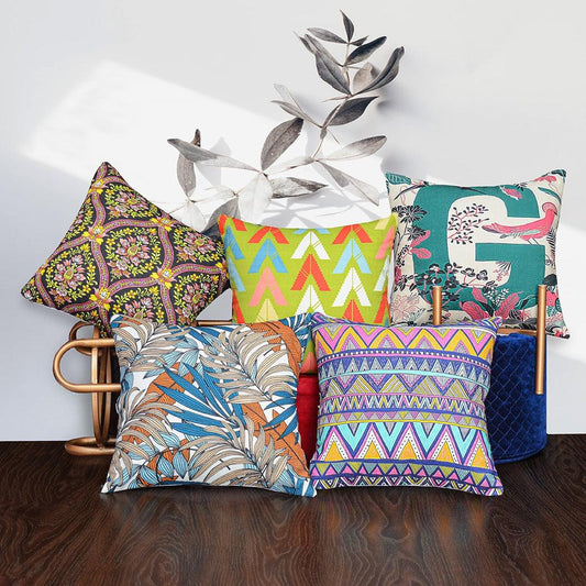 Pack of 5 Duck Digital Printed Cushion covers - 92Bedding