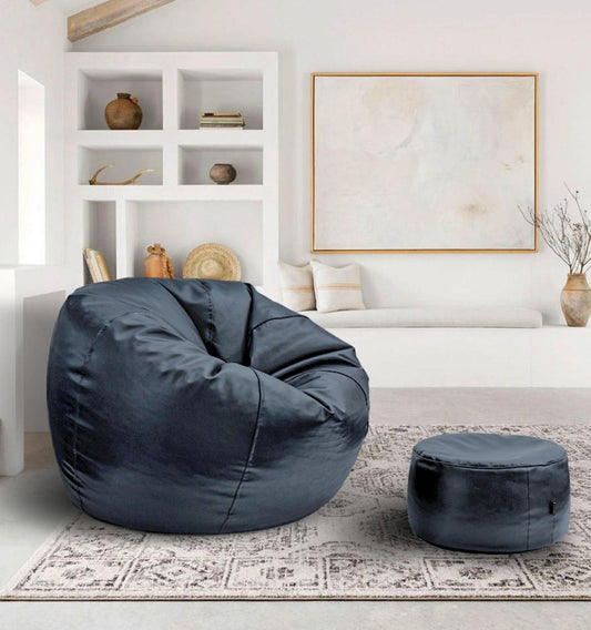 NAVY - PUFFY BEAN BAG - 92Bedding