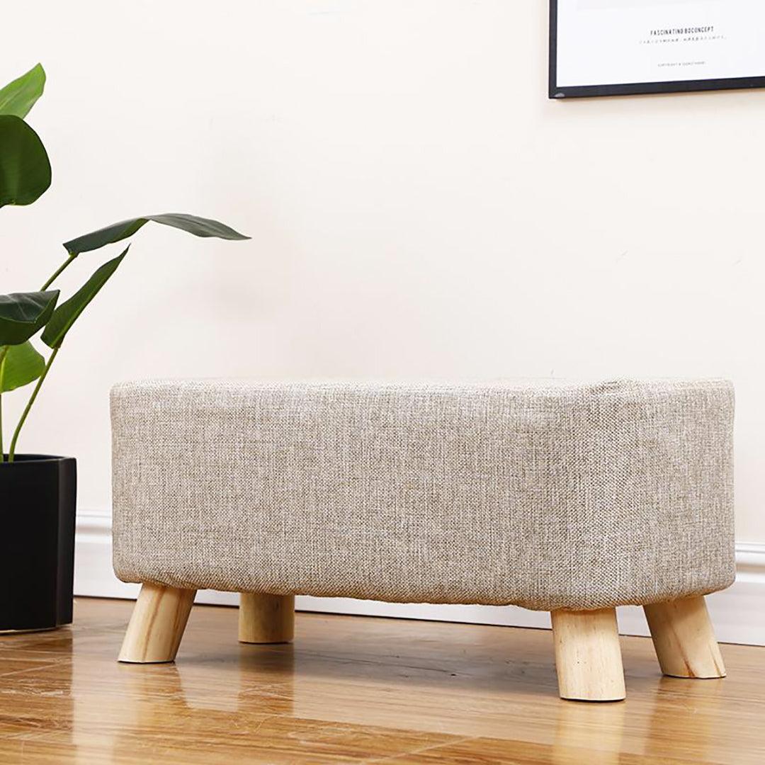 2 Seater Wooden Stool WS-09 - 92Bedding