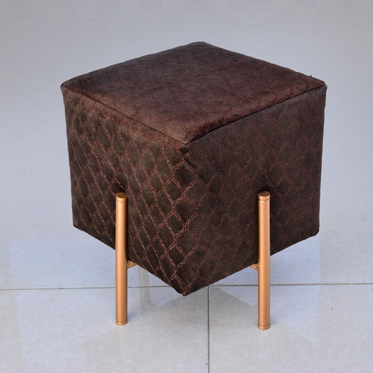 Wooden stool With Steel Stand -293 - 92Bedding