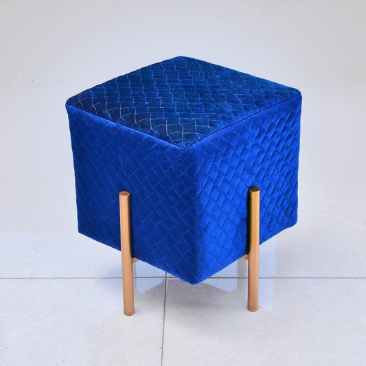 Wooden stool With Steel Stand -298 - 92Bedding