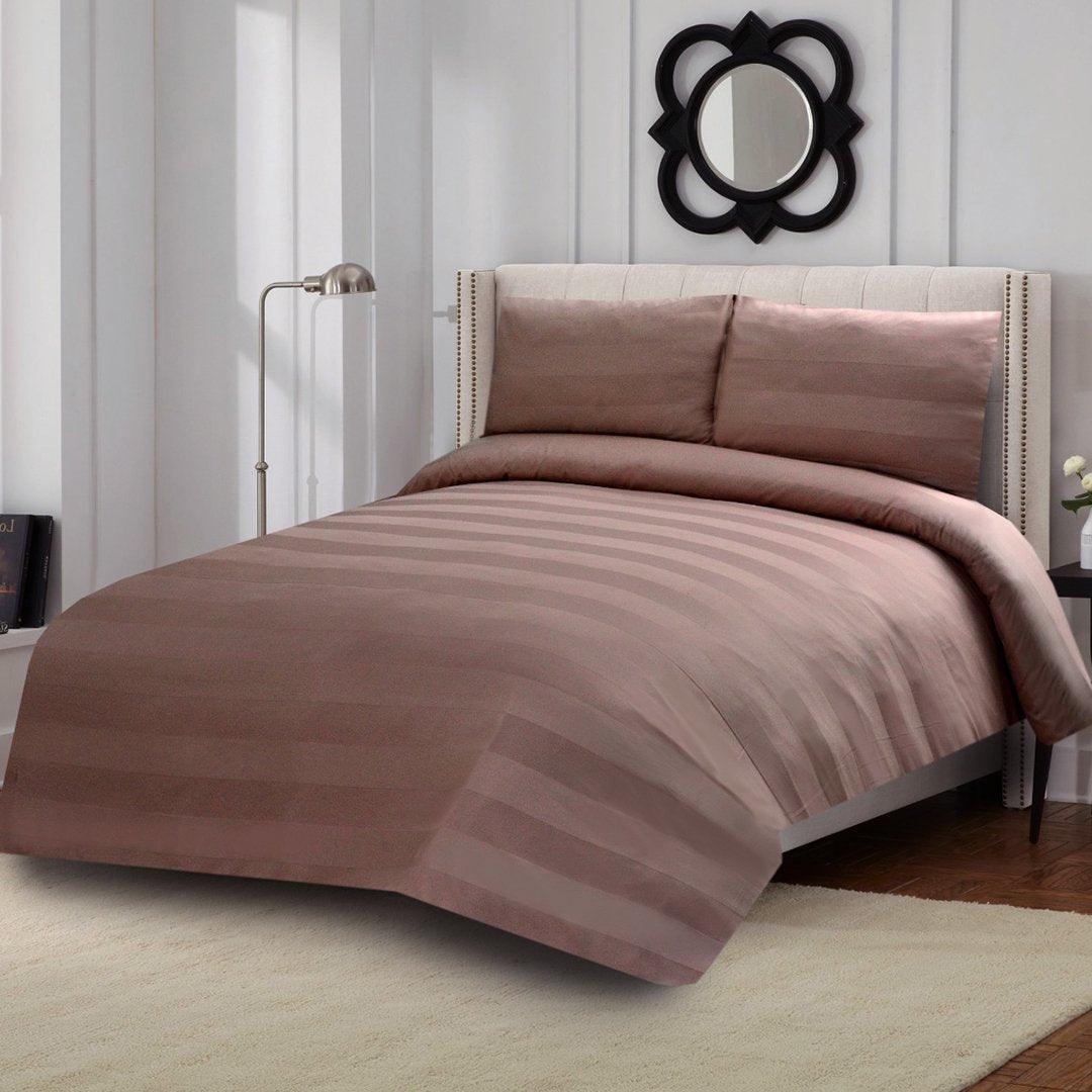 3 Pcs Satin Strips Bed Sheet NB-0401 - 92Bedding