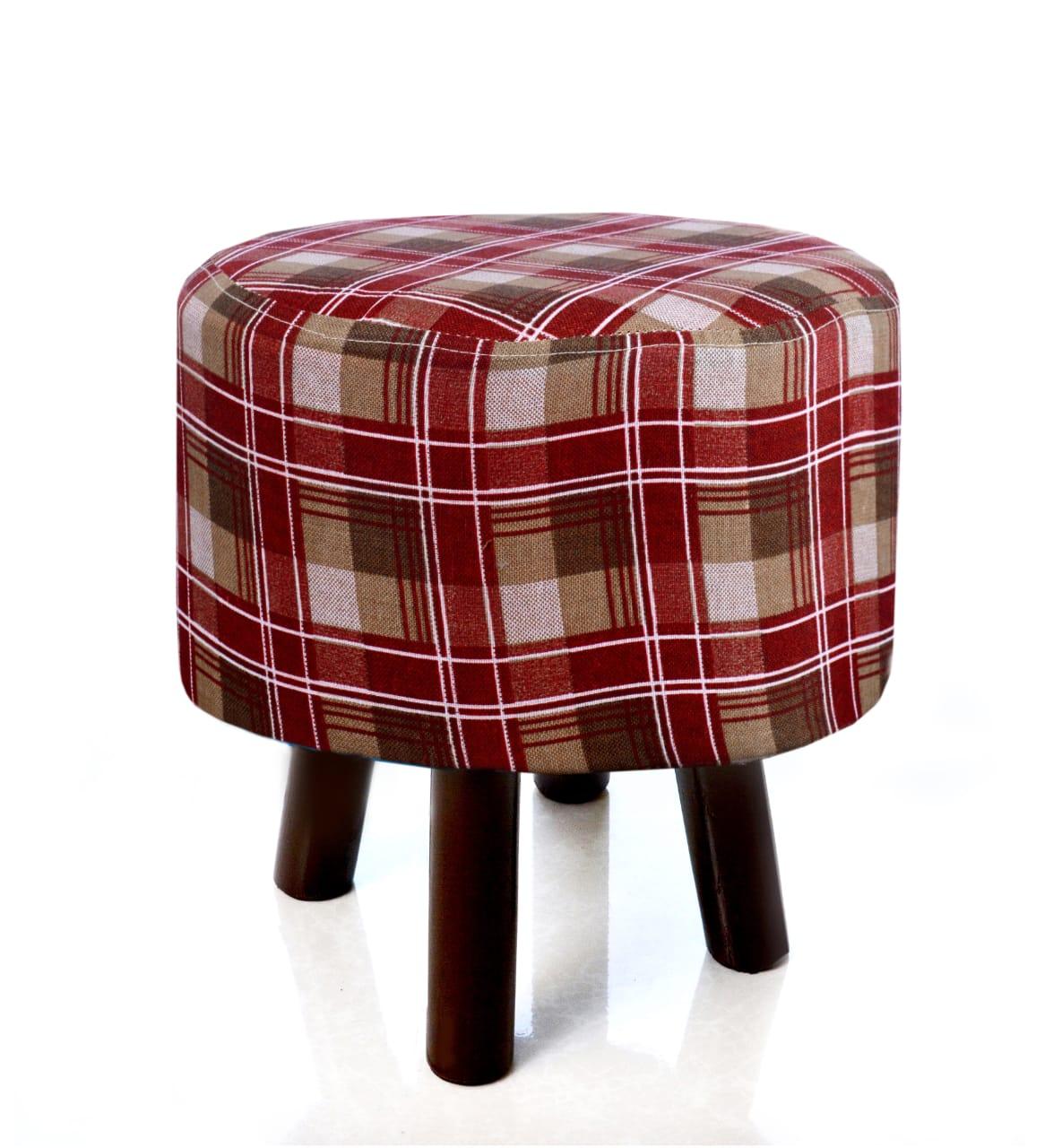 Wooden stool round shape-433 - 92Bedding