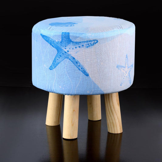 Wooden stool round shape-466 - 92Bedding