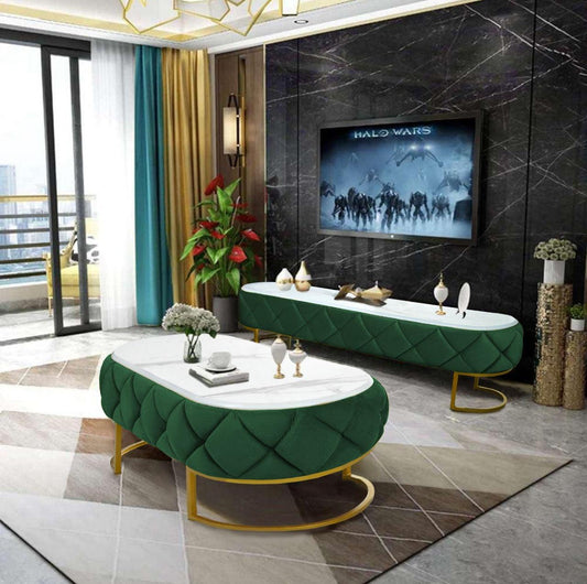 Luxury Creative Style Center Table & TV Combination Living Room Set -1002 - 92Bedding