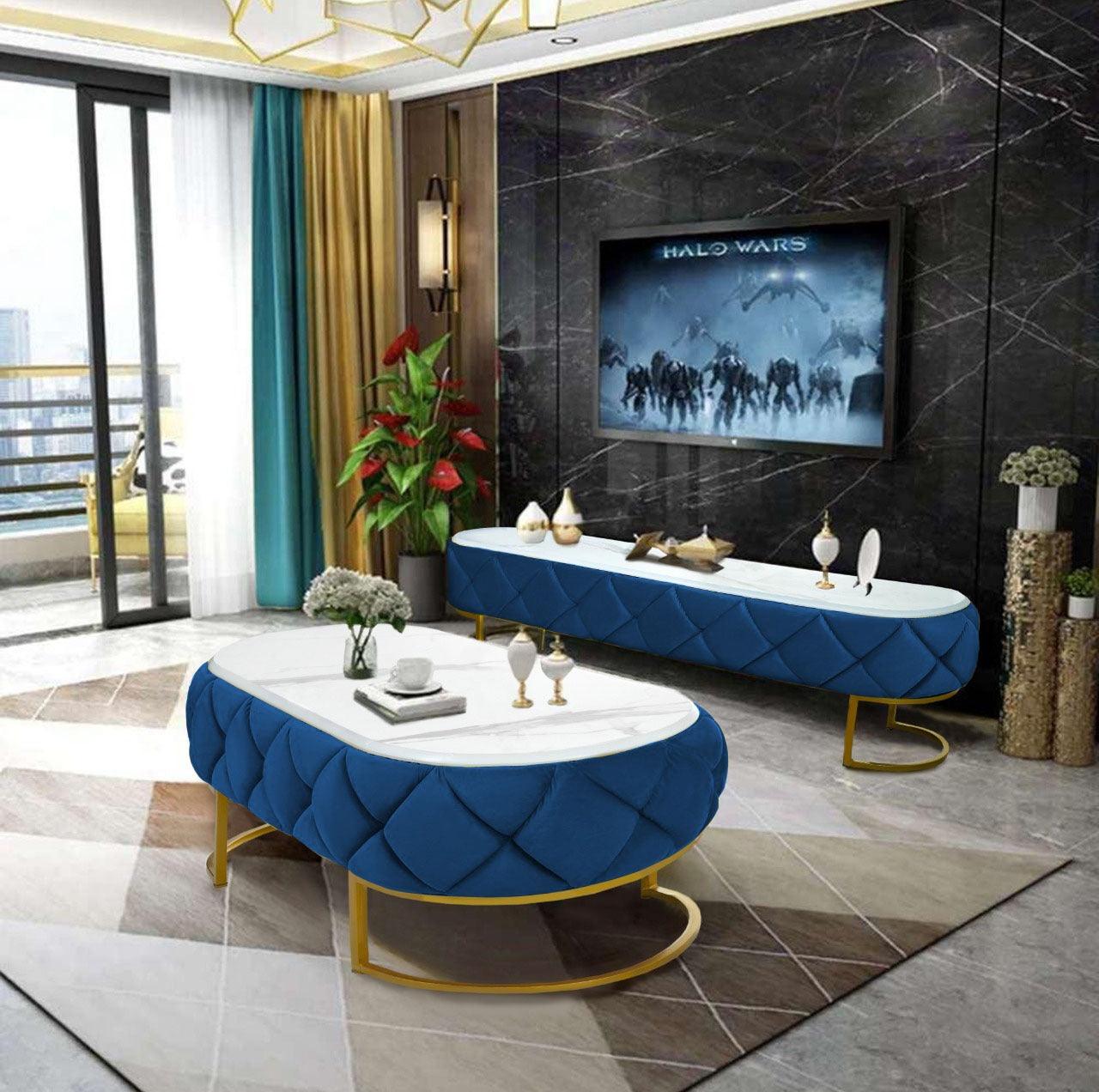 Luxury Creative Style Center Table & TV Combination Living Room Set -1001 - 92Bedding