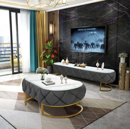 Luxury Creative Style Center Table & TV Combination Living Room Set -1004 - 92Bedding